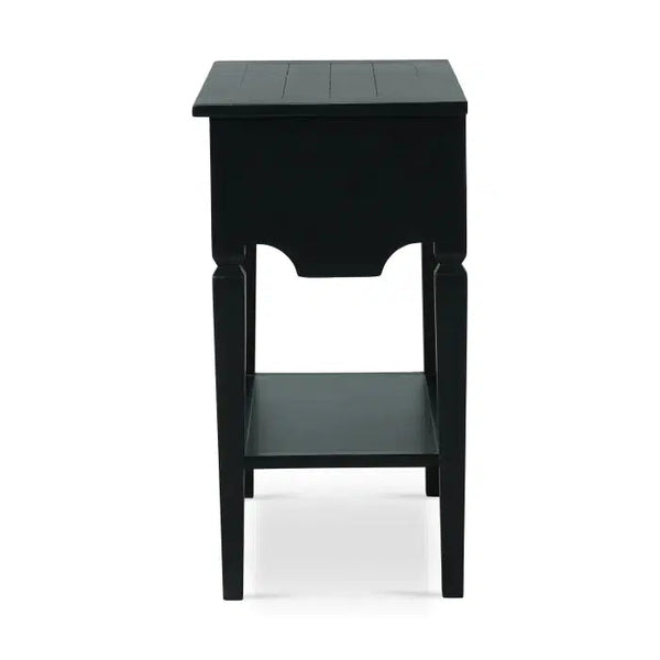 Orleans Side Table In Batavia Black-Blue Hand Home
