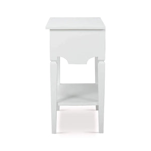 Orleans Side Table In Architectural White-Blue Hand Home