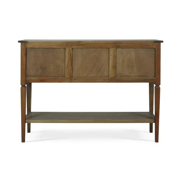 Orleans Console Table In Architectural White-Blue Hand Home