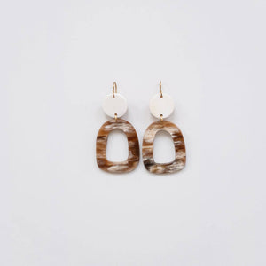 Open Oblong Earrings