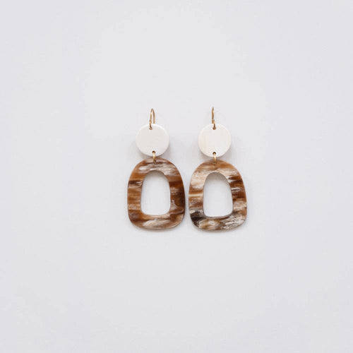 Open Oblong Earrings