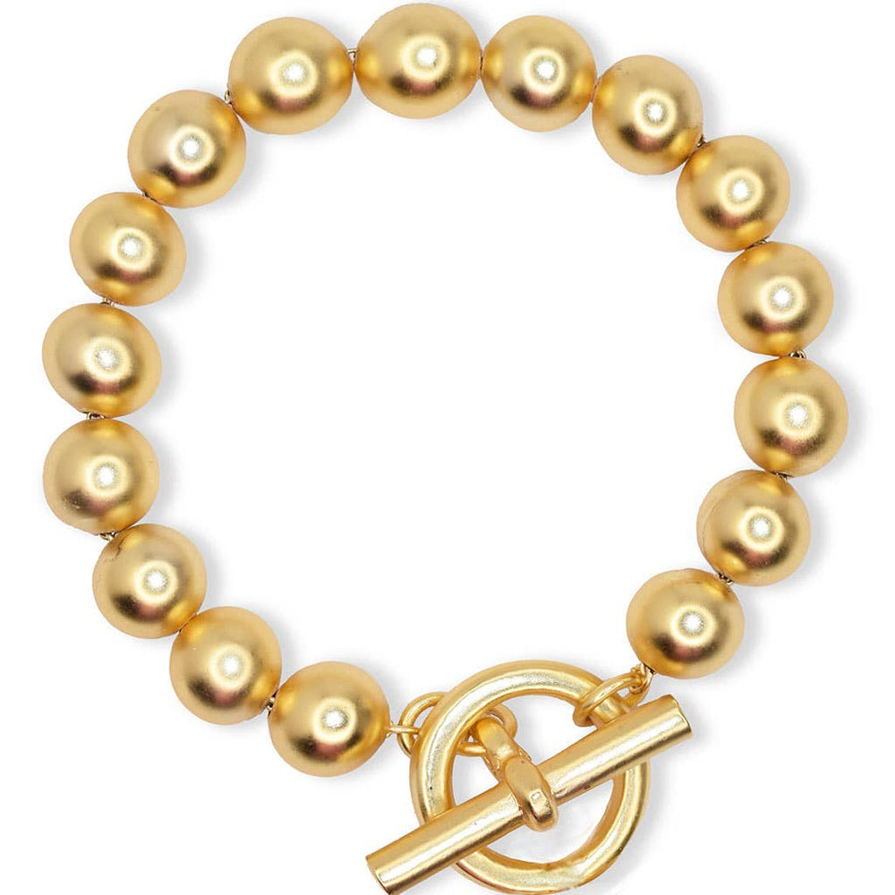 Trendy Beaded Chain Bracelet for Layering-Blue Hand Home