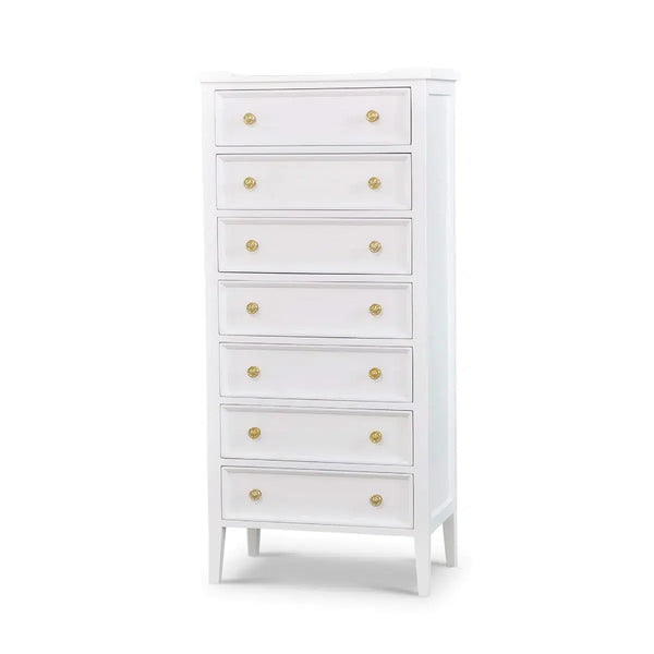 Pimlico Tall Chest Of Drawers-Blue Hand Home