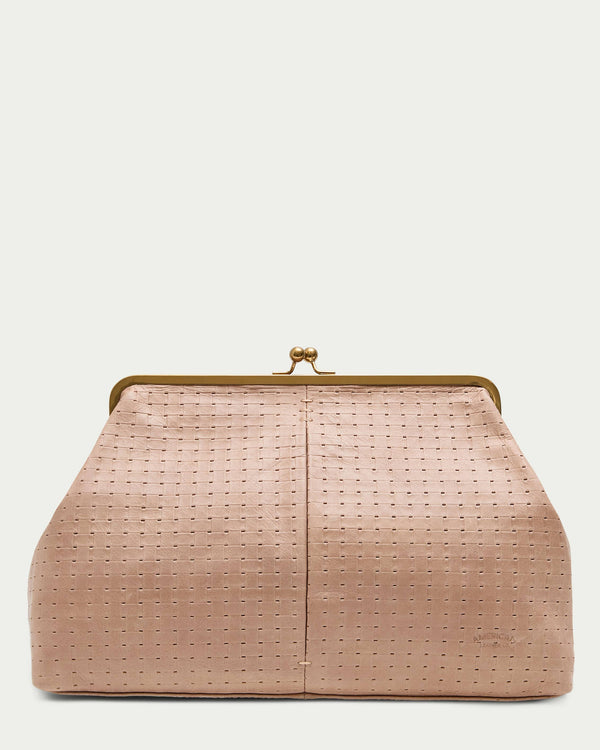 Grace Oversized Clutch-Blue Hand Home