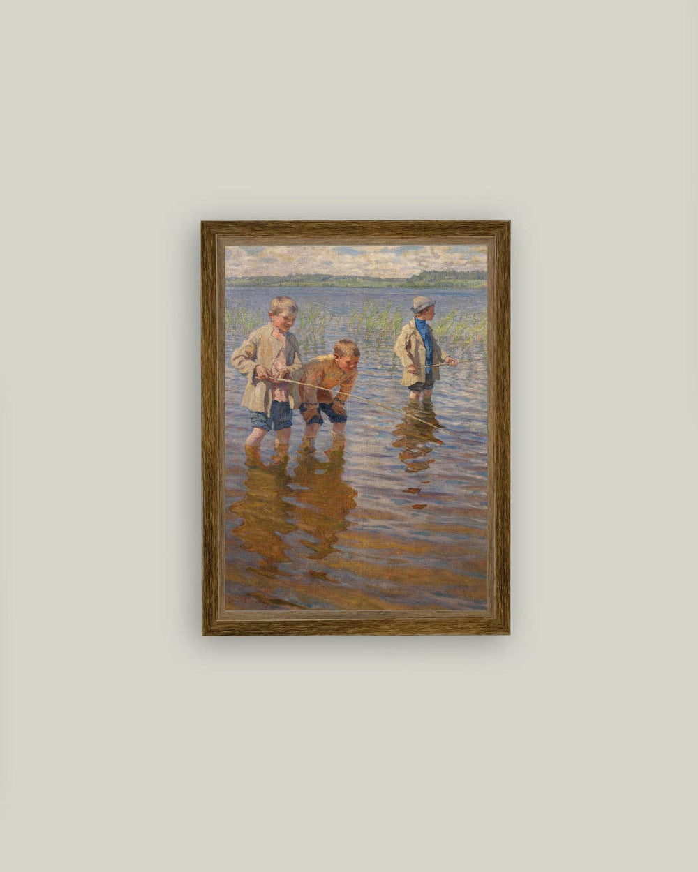 Mid-Day Fishing-Blue Hand Home