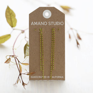 Holiday Dusters + Stud Earring Set-Blue Hand Home