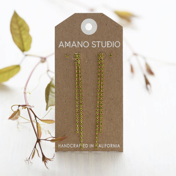 Holiday Dusters + Stud Earring Set-Blue Hand Home