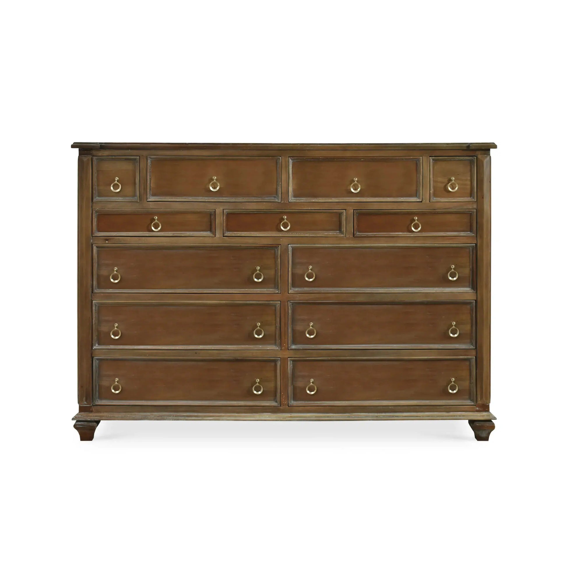 Soho Large Dresser In Straw Wash-Blue Hand Home