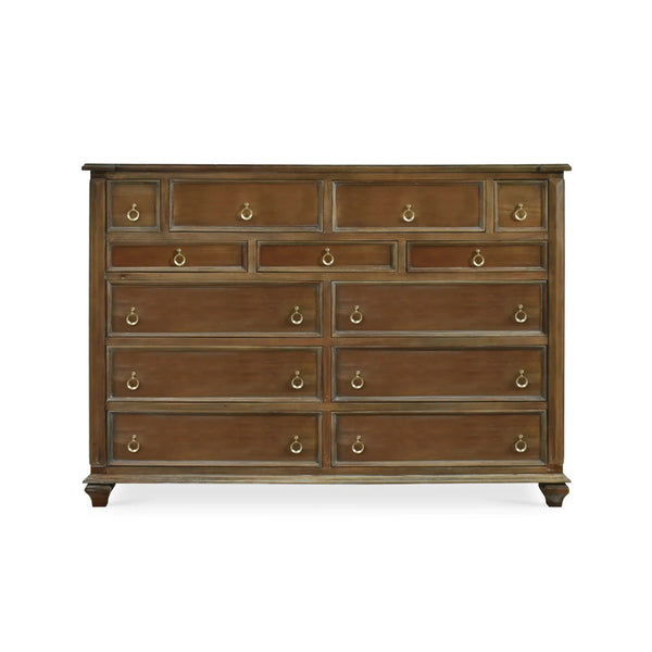 Soho Large Dresser In Straw Wash-Blue Hand Home