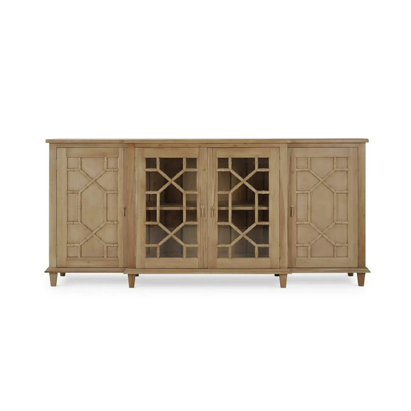 Grosvenor Credenza In Fruitwood-Blue Hand Home