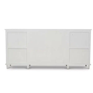 Grosvenor Credenza in True White Paint-Blue Hand Home