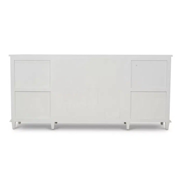 Grosvenor Credenza in True White Paint-Blue Hand Home