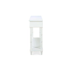 Farringdon Small Console In Architectural White-Blue Hand Home