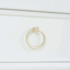 Farringdon Small Console In Architectural White-Blue Hand Home