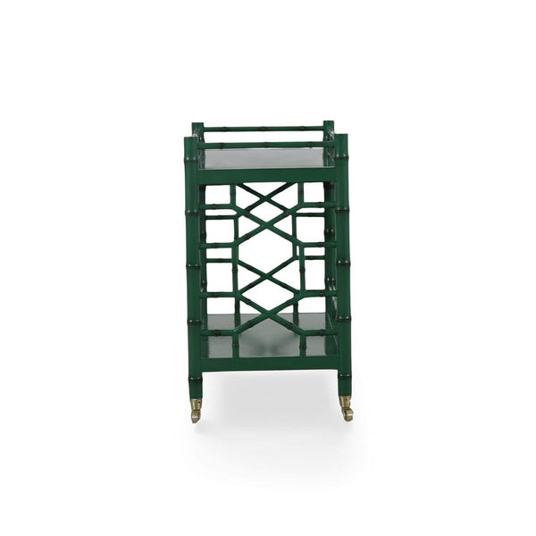 Grosvenor Drinks Trolley in Jade Green-Blue Hand Home
