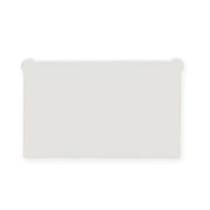 Chelsea 3 Drawer Bedside Table in Architectural White-Blue Hand Home
