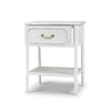 Chelsea End Table in Architectural White-Blue Hand Home