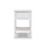 Chelsea End Table in Architectural White-Blue Hand Home