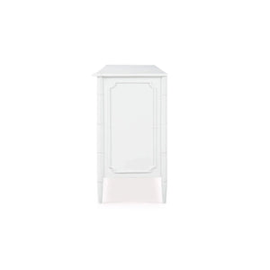 Chelsea Largish 6 Drawer Dresser In Architectural White-Blue Hand Home