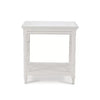 Grosvenor End Table in True White-Blue Hand Home