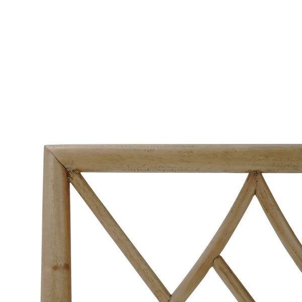 Farringdon Dining Chair In Fruitwood W/ Arctic White Performance Fabric-Blue Hand Home