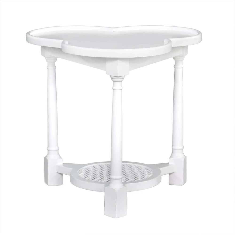 Clover End Table-Blue Hand Home