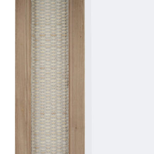 Finsbury Mirror In Sandbar W/ White Inset Rattan-Blue Hand Home