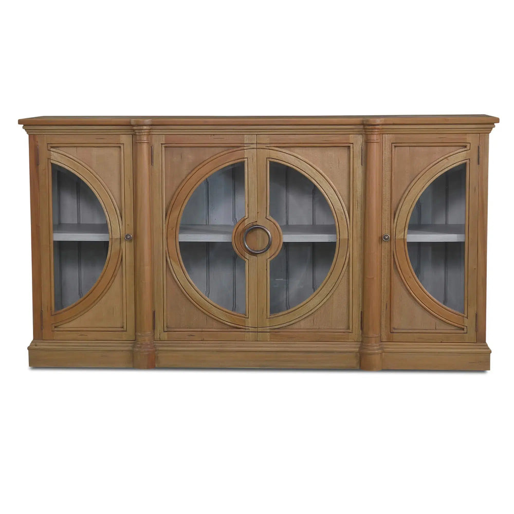 Pimlico Credenza w/ Glass Door-Blue Hand Home