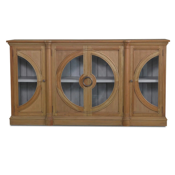 Pimlico Credenza w/ Glass Door-Blue Hand Home