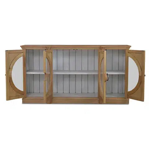 Pimlico Credenza w/ Glass Door-Blue Hand Home