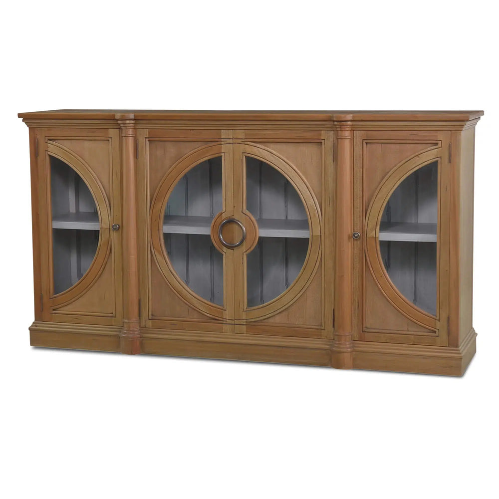 Pimlico Credenza w/ Glass Door-Blue Hand Home