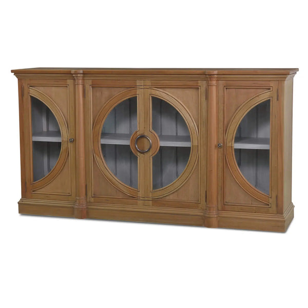 Pimlico Credenza w/ Glass Door-Blue Hand Home