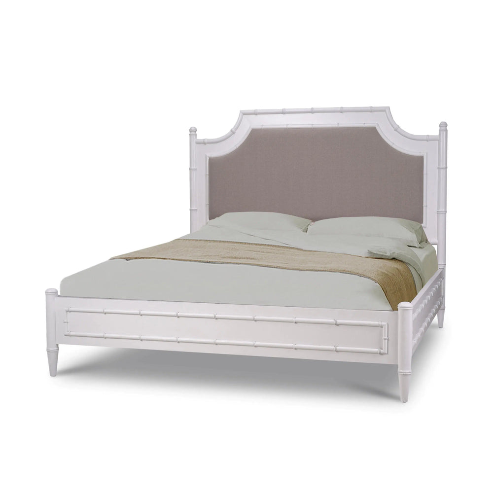 Chelsea Upholstered Bed Queen-Blue Hand Home