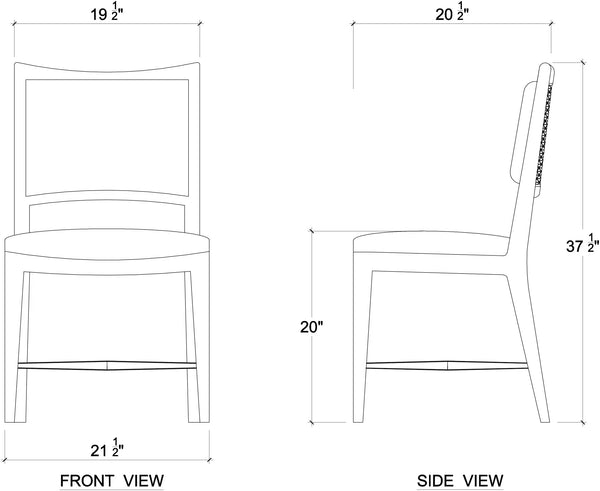 Fitzrovia Dining Chair-Blue Hand Home