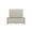 Belgravia Upholstered Queen Bed in Sandbar. Upholstered in Dinara Natural Performance Fabric w/ White Rattan.-Blue Hand Home