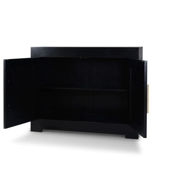 Fleet 2 Door Sideboard w/ Rattan-Blue Hand Home