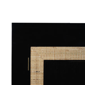 Fleet 2 Door Sideboard w/ Rattan-Blue Hand Home