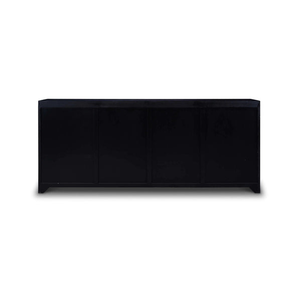 Fleet Linen Wrapped 4 Door Sideboard-Blue Hand Home