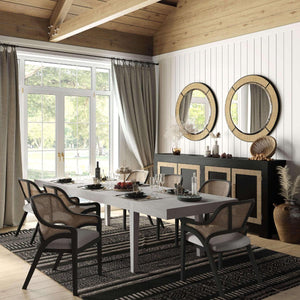 Wooster  Extension Table 85" extends to 128"-Blue Hand Home