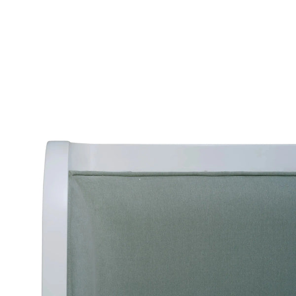 Mornington Upholstered & Linen Wrapped Bed King-Blue Hand Home