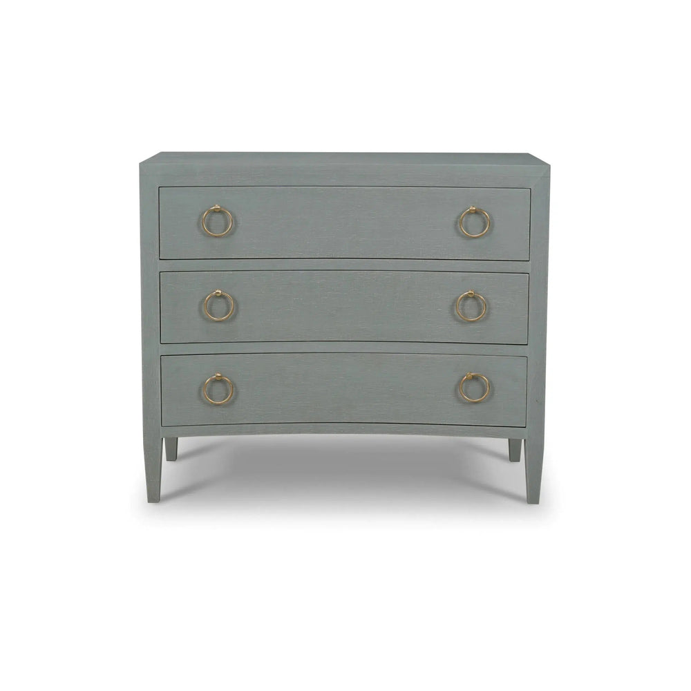 Mornington Linen Wrapped 3 Drawer Dresser-Blue Hand Home