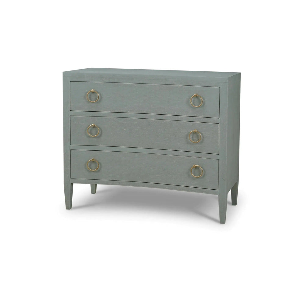 Mornington Linen Wrapped 3 Drawer Dresser-Blue Hand Home
