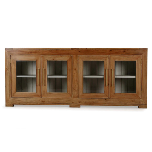 Fleet 4 Door Sideboard w/ Glass-Blue Hand Home