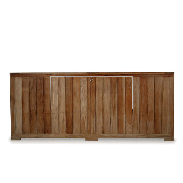 Fleet 4 Door Sideboard w/ Glass-Blue Hand Home