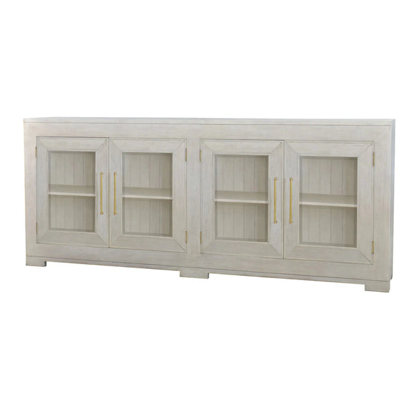 Fleet 4 Door Sideboard w/ Glass-Blue Hand Home
