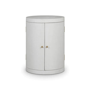 Ringo Drum Table-Blue Hand Home