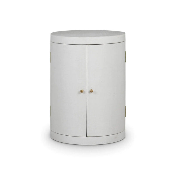 Ringo Drum Table-Blue Hand Home