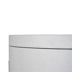 Ringo Drum Table-Blue Hand Home