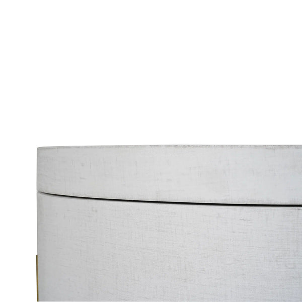 Ringo Drum Table-Blue Hand Home