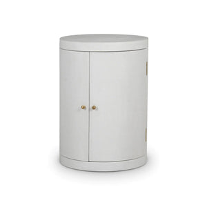 Ringo Drum Table-Blue Hand Home